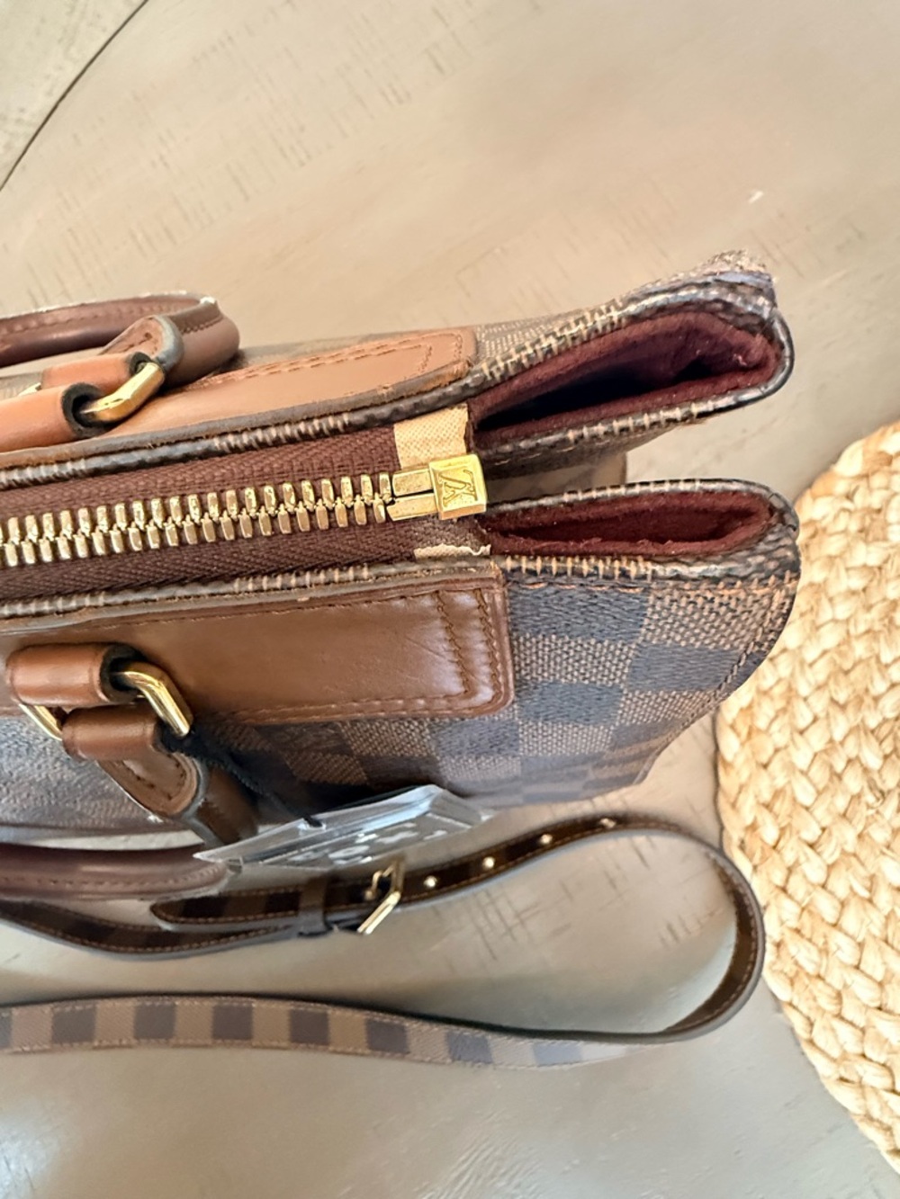 Authentic Louis Vuitton Greenwich PM - Damier Ebene with COA - Picture 3 of 16